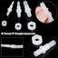PWSEND 5 Đầu Nối Thẳng 3 ~ 8mm PP Chùa Khớp Phụ Kiện Ống