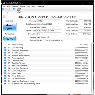 SSD Kingston Nvme 512GB OM8PCP3512F-AI1 | Shopee Việt Nam