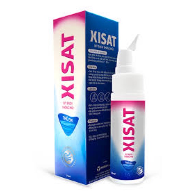 Xịt mũi Xisat hồng 75ml cho bé | Shopee Việt Nam