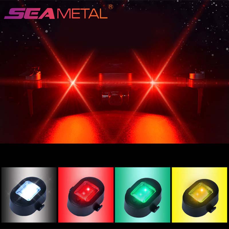 Đèn cảnh báo xe máy SEAMETAL sạc USB nhiều chế độ ánh sáng thông dụng