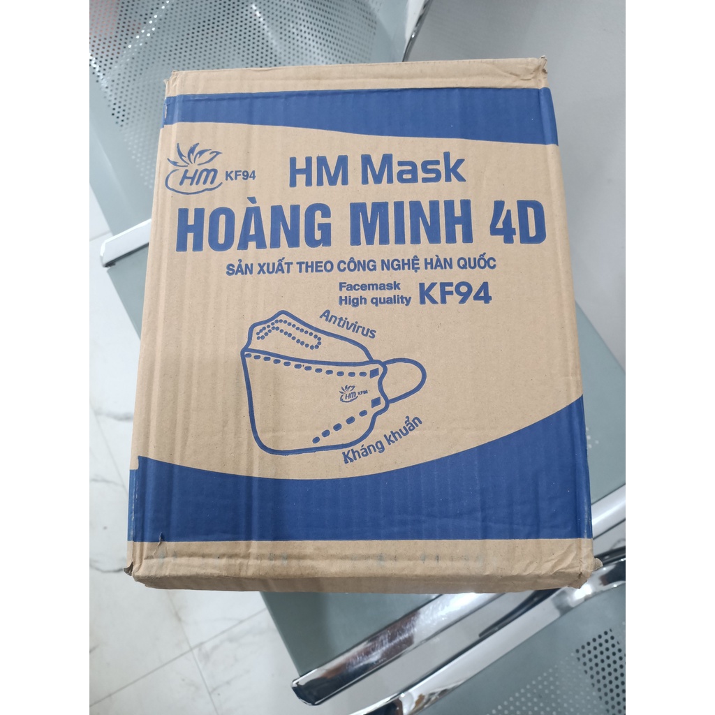 Khẩu trang 4D - KF94 Hoàng Minh Mask - Khẩu trang cá 4D KF94