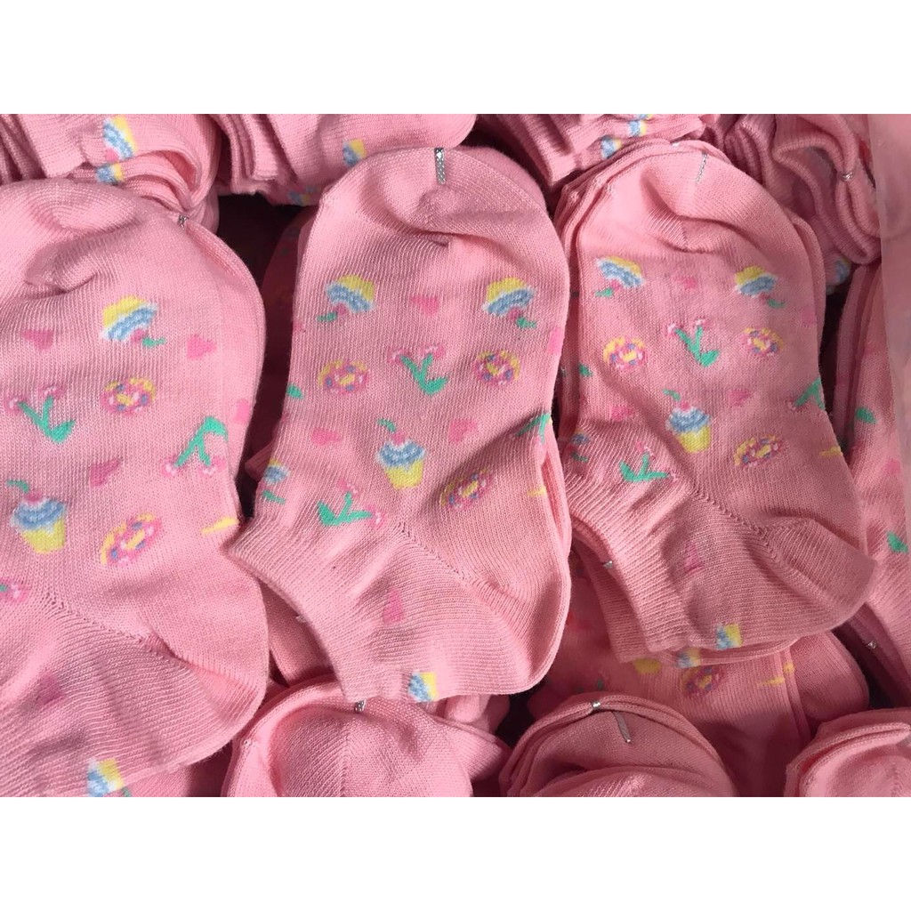 Set 5 Đôi Tất Ngắn Cổ XUẤT NHẬT Xịn Cho Bé Gái 3 - 9 Tuổi Sợi Cotton Cao Cấp Mềm, Mịn, Thoáng