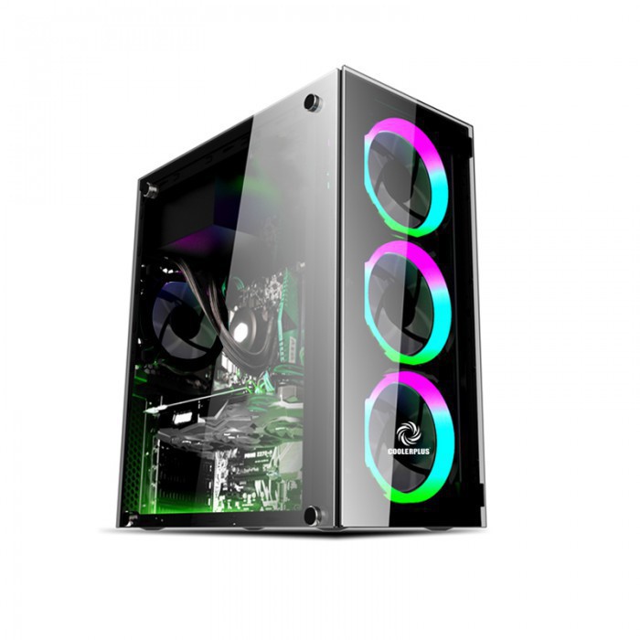 Vỏ case Cooler Plus CPC G7 sẵn 3 Fan LED RGB Gaming | Shopee Việt Nam