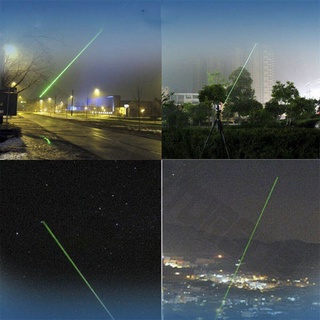 8000m Long Range Green Laser Pointer Pen 532nm Laser Light USB Rechargeable