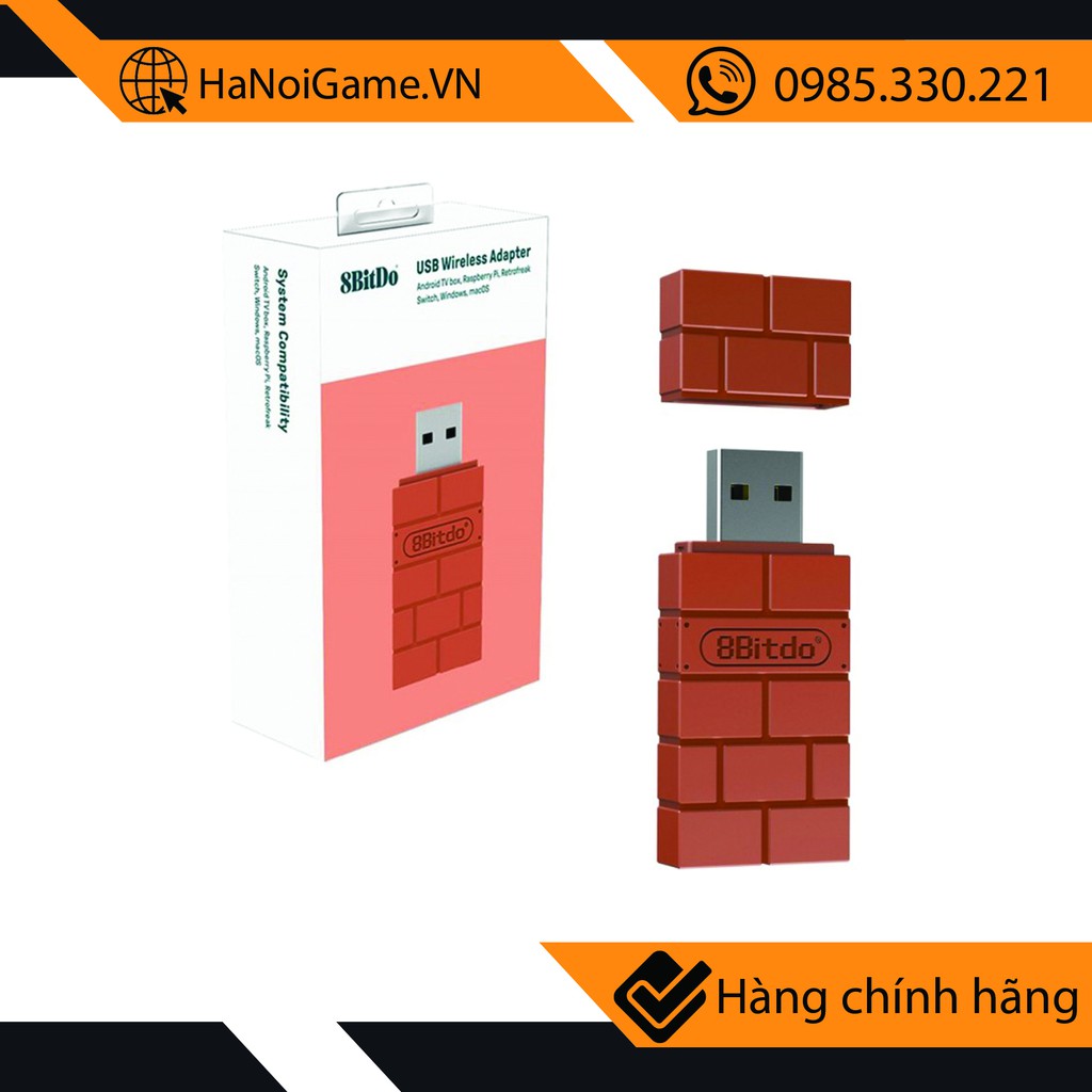 8BitDo Wireless USB Adapter dành cho máy Nintendo Switch/PC Hàng Chính ...