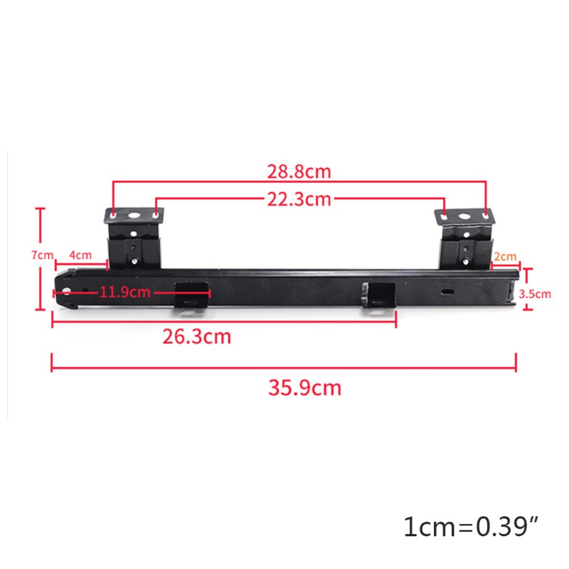 1 Pair Height-Adjustable Guides with  Bearing for Drawer Keyboard Shelf