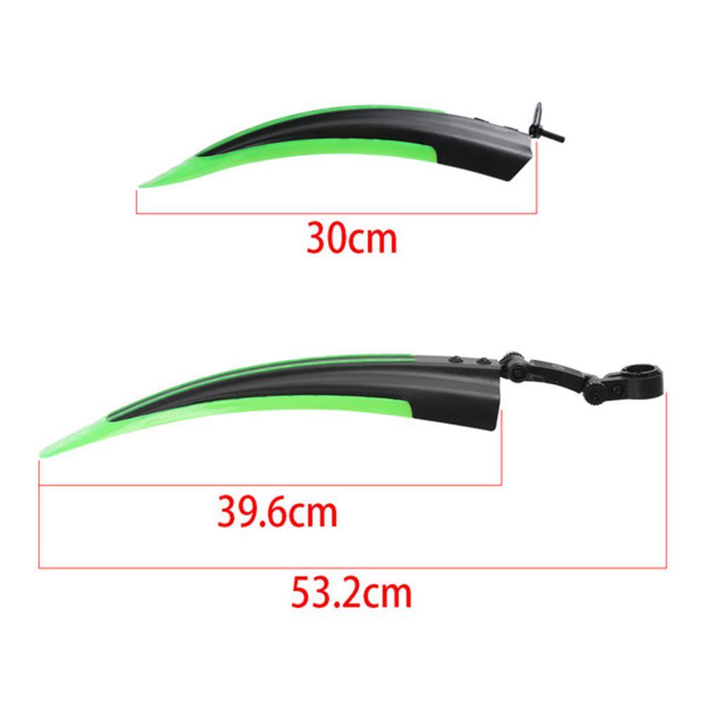HOBBYIN 2 Chiếc Chắn Bùn Xe Đạp Phụ Kiện Nóng Thời Trang Trước / Sau