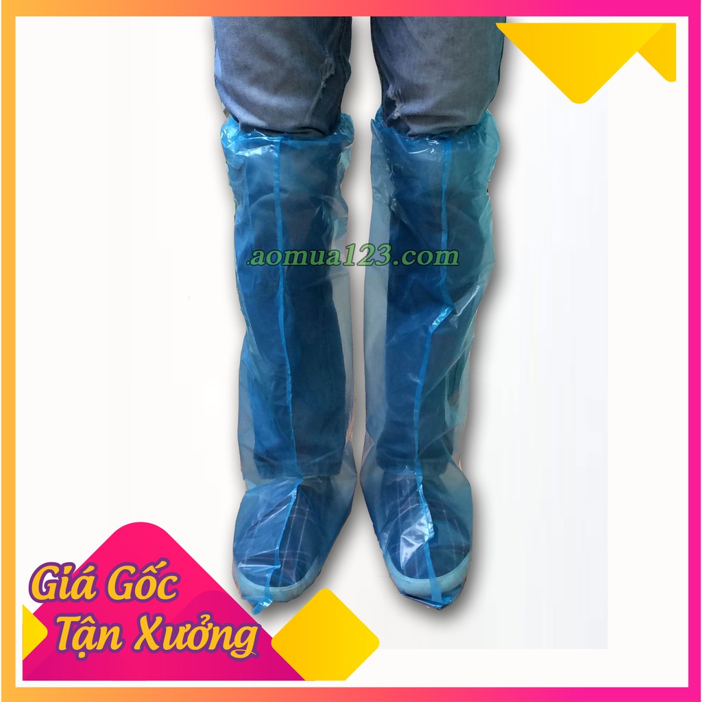 Combo 5 đôi Ủng đi mưa nilon bọc giày đi mưa - Loại dày A1 đặc biệt