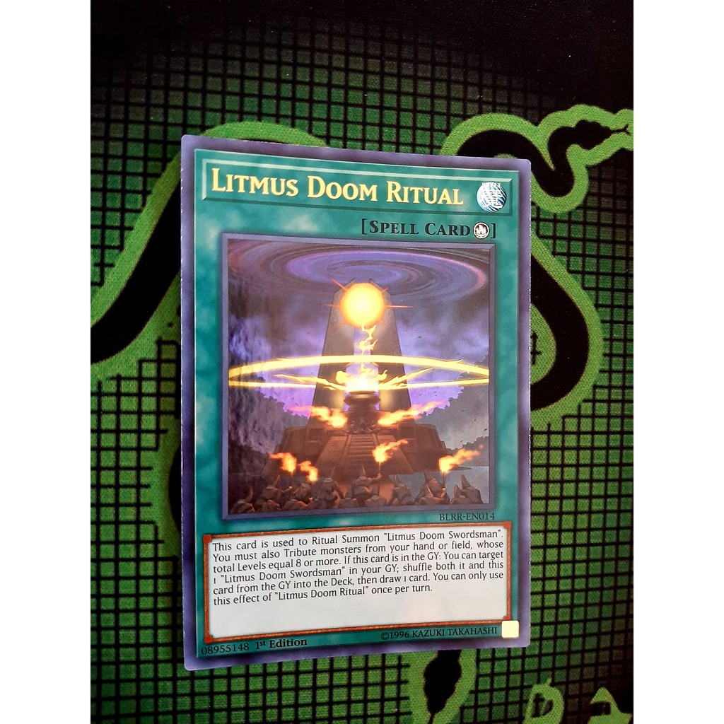 Yu-Gi-Oh! Litmus Doom Ritual - BLRR-EN014 - Ultra Rare 1st Edition Trading Card