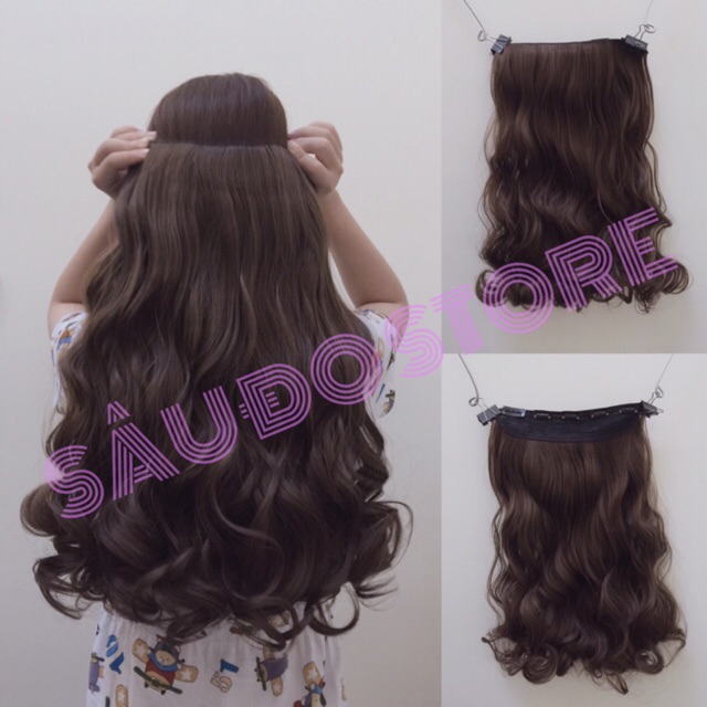 [HÀNG MỚI VỀ] KẸP TÓC GIẢ XOĂN ĐỘ DÀI 55-60CM SÀNH ĐIỆU DÙNG CHO TÓC DÀI QUA VAI