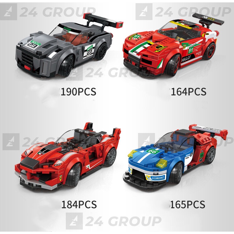 ĐỒ CHƠI xếp hình KIỂU ô tô oto đua siêu xe đồ chơi cho bé nhiều chi tiết phát triển tư duy lamborghini audi