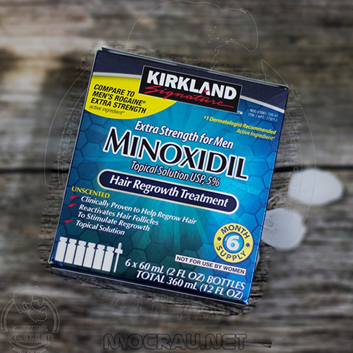 Dung Dịch mọc râu tóc  Minoxidil 5% Kirkland Của Mỹ 60ml