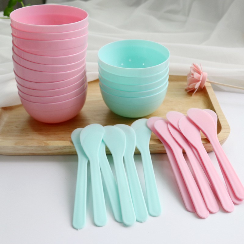 Bát Trộn Mặt Nạ, Que Trộn Mặt Nạ, Cọ Quét Đắp Mặt Nạ – Dụng Cụ Làm Mask