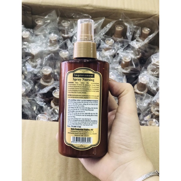 Sữa dưỡng tóc Lacei Improvement 250ml  [Sỉ tận gốc ]- xịt dưỡng tóc lacei nâu 250ml