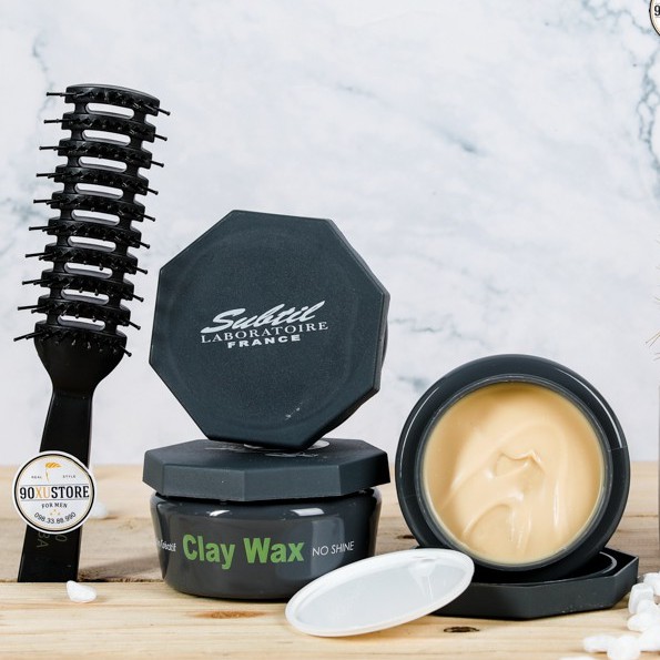 Sáp vuốt tóc nam Clay Wax Subtil , tạo kiểu tóc , giữ nếp tóc
