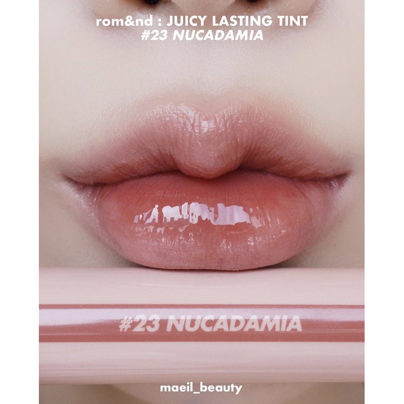 [Màu 22-28]Son tint bóng Romand Juicy Lasting