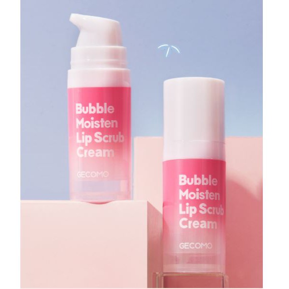 Tẩy Da Chết Môi Sủi Bọt Bubble Moisten Lip Scrub Cream Gecomo