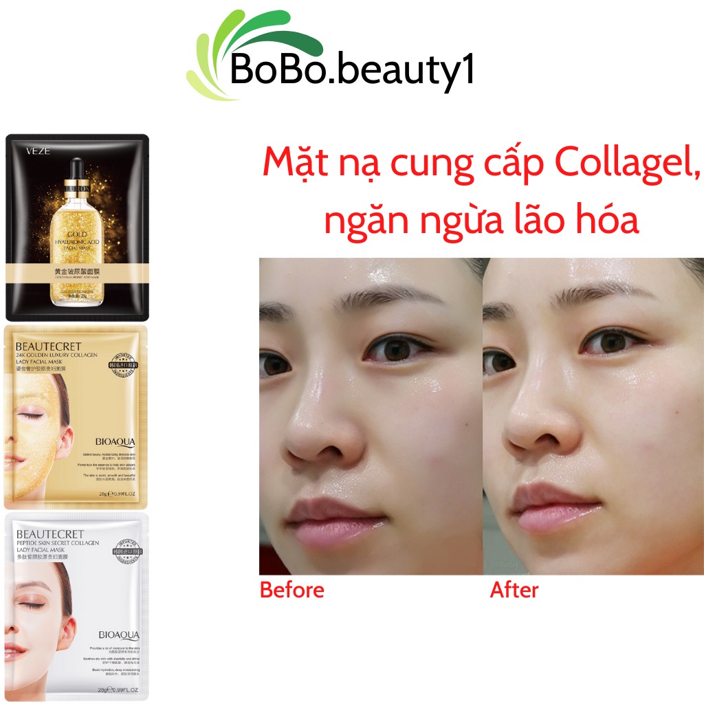 Combo 50 Mix nhiều loại (TẶNG 5 MẶT NẠ HOẶC BÂNG ĐÔ) mặt nạ giấy dưỡng trắng cấp ẩm se khít lô chân lông giảm mụn