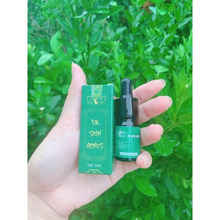 Serum mụn thảo dược Dr.Skin acnes, đánh bay mụn, sạch thâm trong 7 ngày