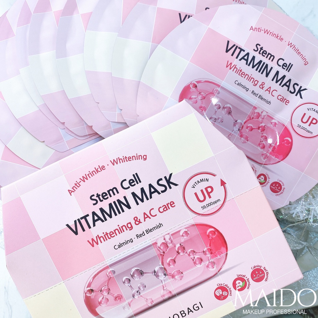 Mặt nạ giấy Banobagi Mask phiên bản nâng cấp Dưỡng Ẩm Trắng Da Chống Lão Hoá Giảm Mụn MAIDO COSMETICS