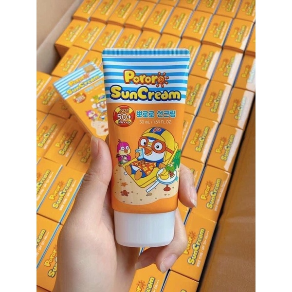 ( Mẫu Mới date 2026 ) Kem chống nắng Pororo của Hàn Quốc dành cho trẻ sơ sinh và em bé đến 15 tuổi.
