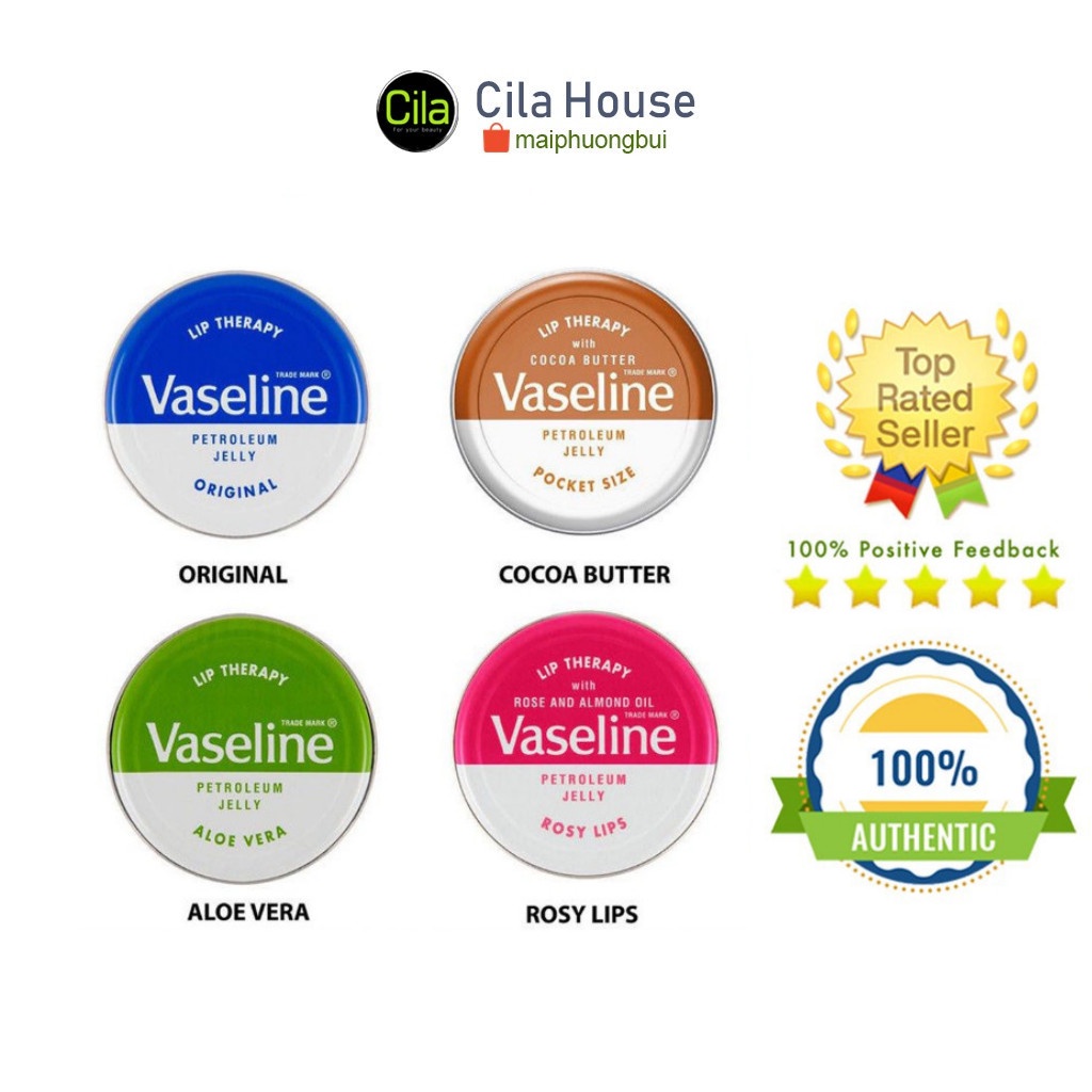 Sáp dưỡng môi Vaseline Lip Therapy 20g UK – Cila House
