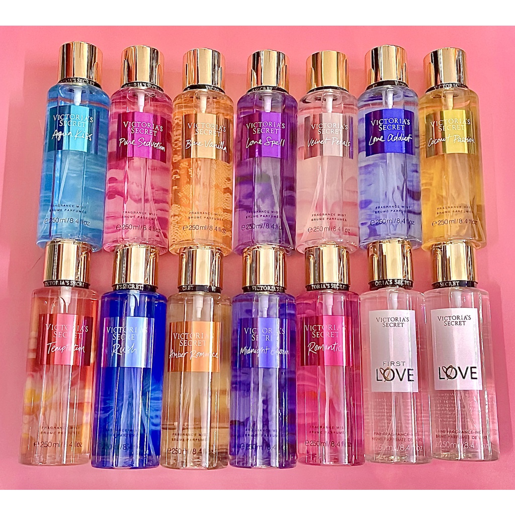Xịt toàn thân body mist VIC 250ml Candy, Sugar, Cake, Fruit, Amber