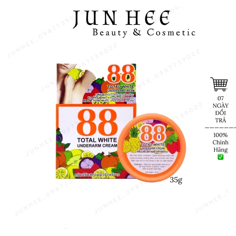 [ JUNHEE AUTH ] Kem 88 Total White ThaiLand giảm tham