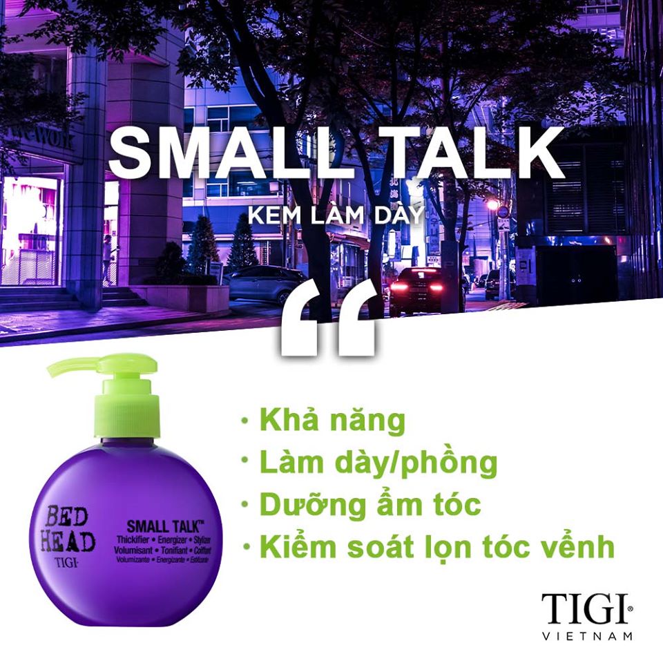 [Bạn mới nhập COSHBM -50% đơn 0Đ] Kem Tạo Nếp Tóc Uốn Tigi Bed Head Small Talk Chính Hãng