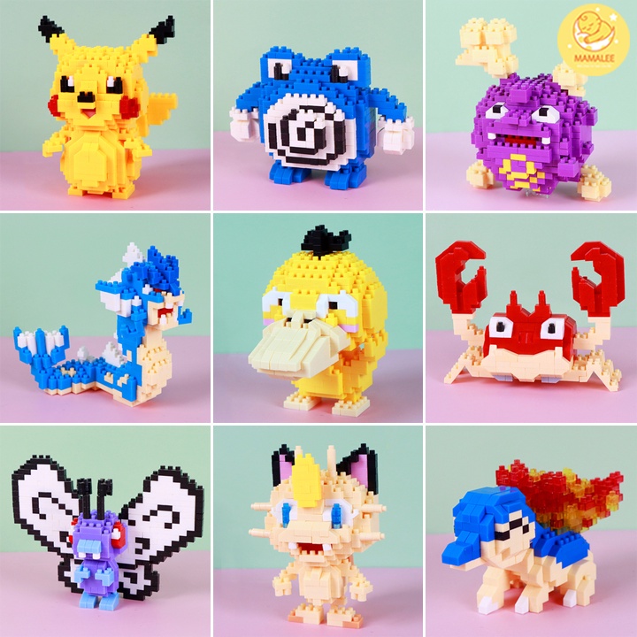 Đồ Chơi Lắp Ráp Mô Hình Pokemon Nhiều Mẫu