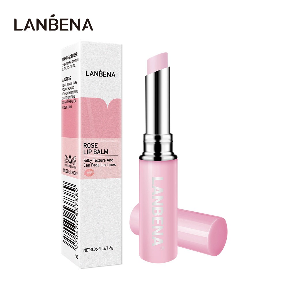 Son môi Lanbena dưỡng ẩm hoa hồng 1.8g
