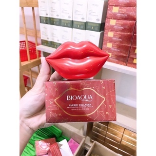 Hộp 20 Miếng Mặt Nạ Môi Bioaqua Dưỡng Môi Với Tinh Chất Cherry Dưỡng Ẩm Bổ Sung Collagen Giúp Mềm Môi Giảm Thâm cấp ẩm