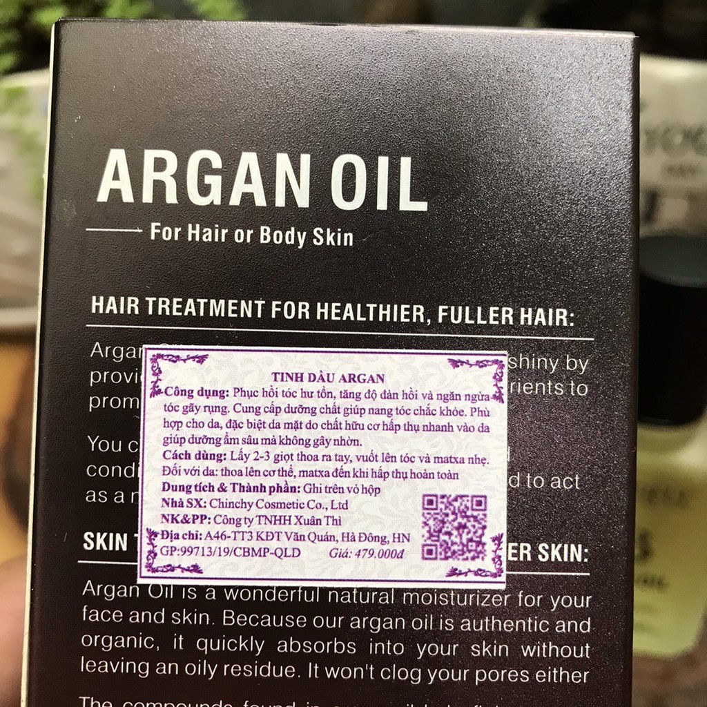 Tinh dầu dưỡng tóc mượt ngăn gãy rụng serum tóc uốn nhuộm khô xơ phục hồi hư tổn tinh chất chăm sóc Baytiful Argan Oil