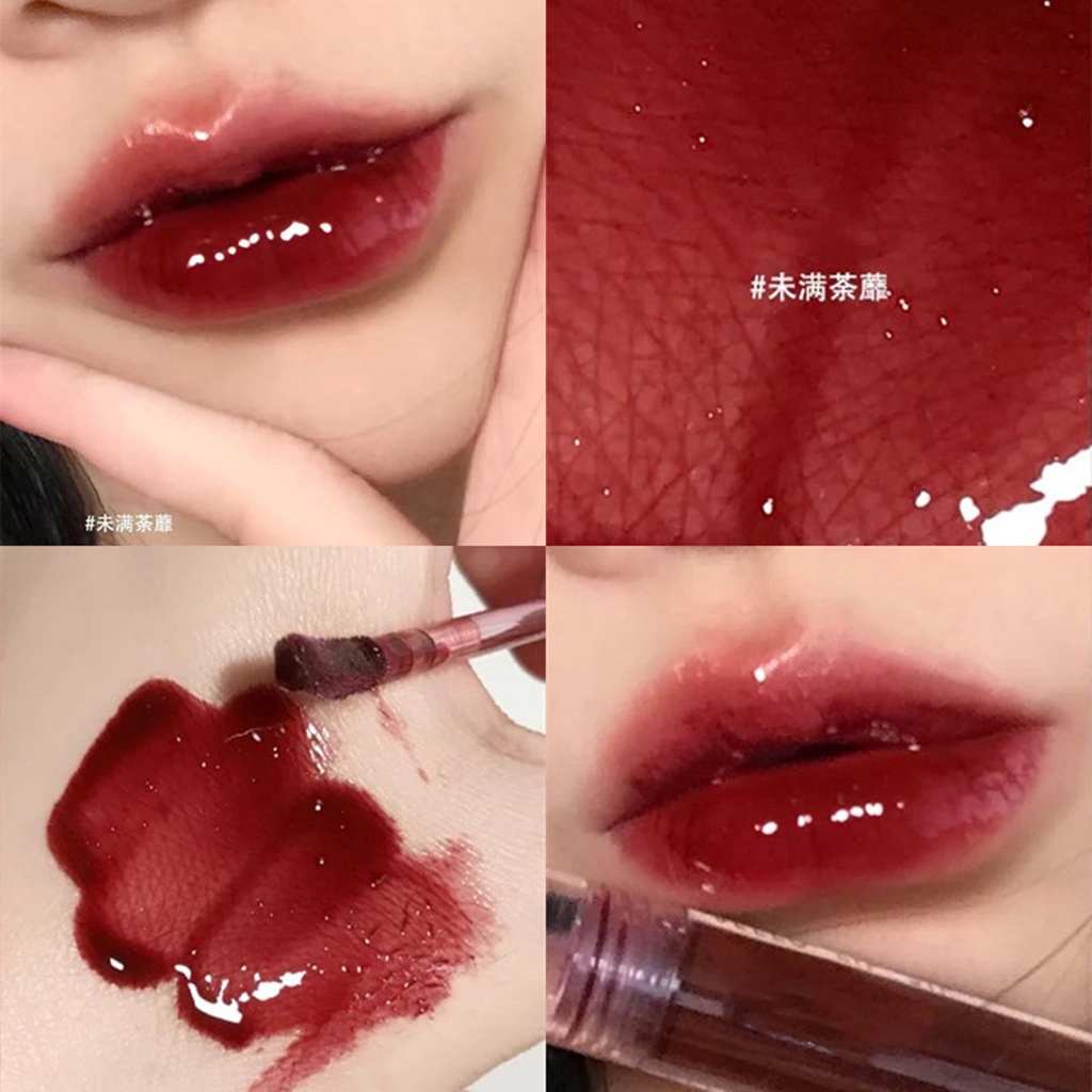 Son Bóng Oulesong Màu Nude Nhạt Mềm Mượt Nuôi Dưỡng Môi Chống Thấm Nước Son08