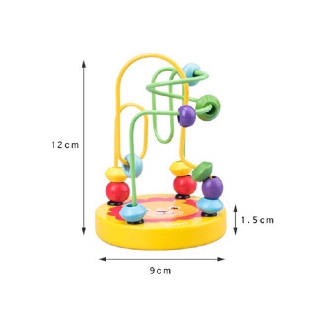 Đồ chơi luồn hạt size nhỏ cho bé đồ chơi gỗ dochoigo.vn