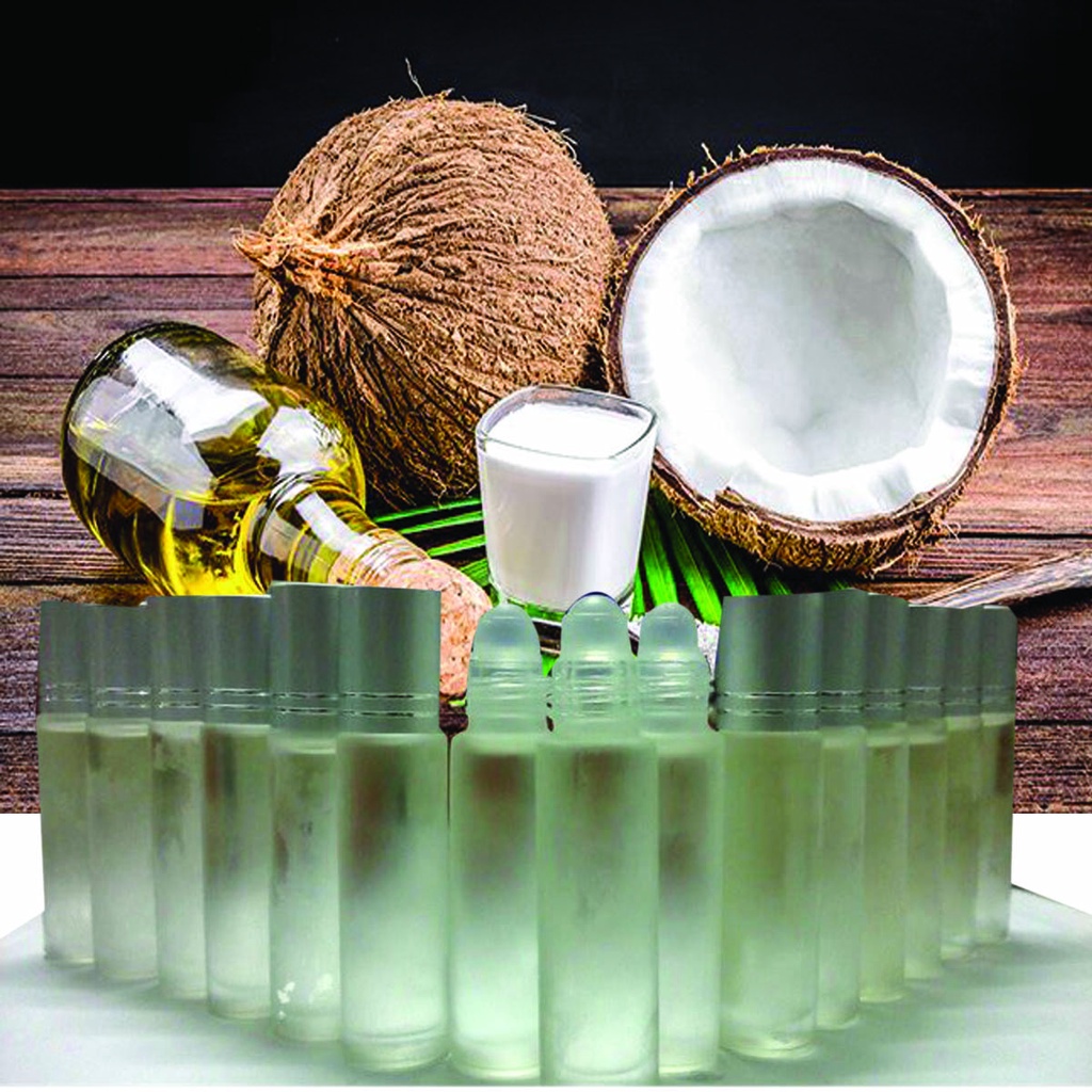 Dưỡng môi từ dầu dừa nguyên chất dưỡng ẩm chống khô môi nứt nẻ- giảm thâm môi  [dạng bi lăn]-avaskincare