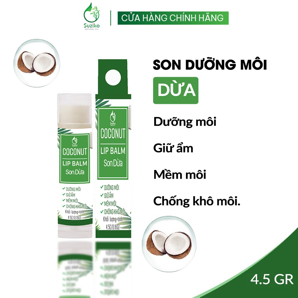 Son SUZIKO dưỡng môi dưỡng ẩm giúp căng bóng 5G