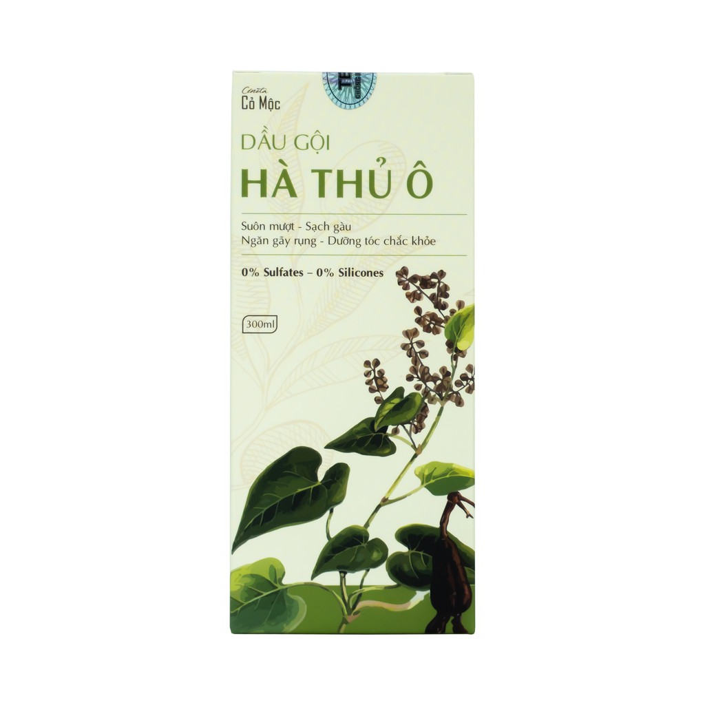 Dầu Gội Hà Thủ Ô Cenota Cỏ Mộc Suôn Mượt, Sạch Gàu, Ngăn Gãy Rụng, Dưỡng Tóc Chắc Khỏe 300ml – TV21