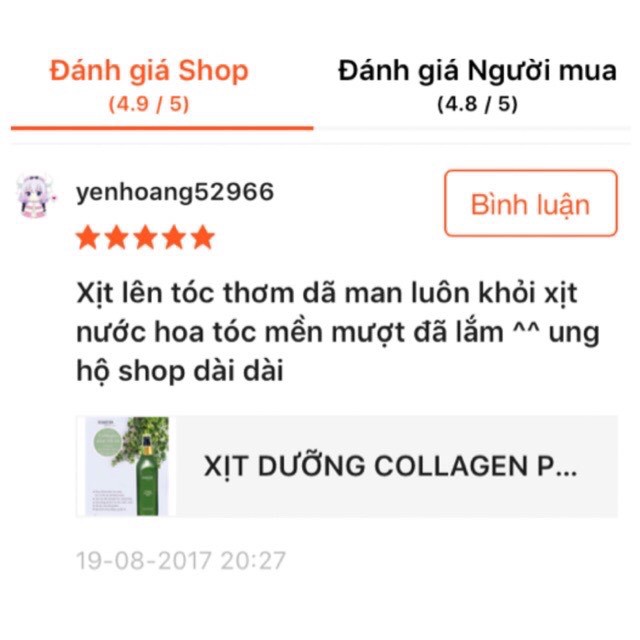 XỊT DƯỠNG COLLAGEN SOPHIA PHỤC HỒI TÓC Collagen Hair Repair Water 250ml
