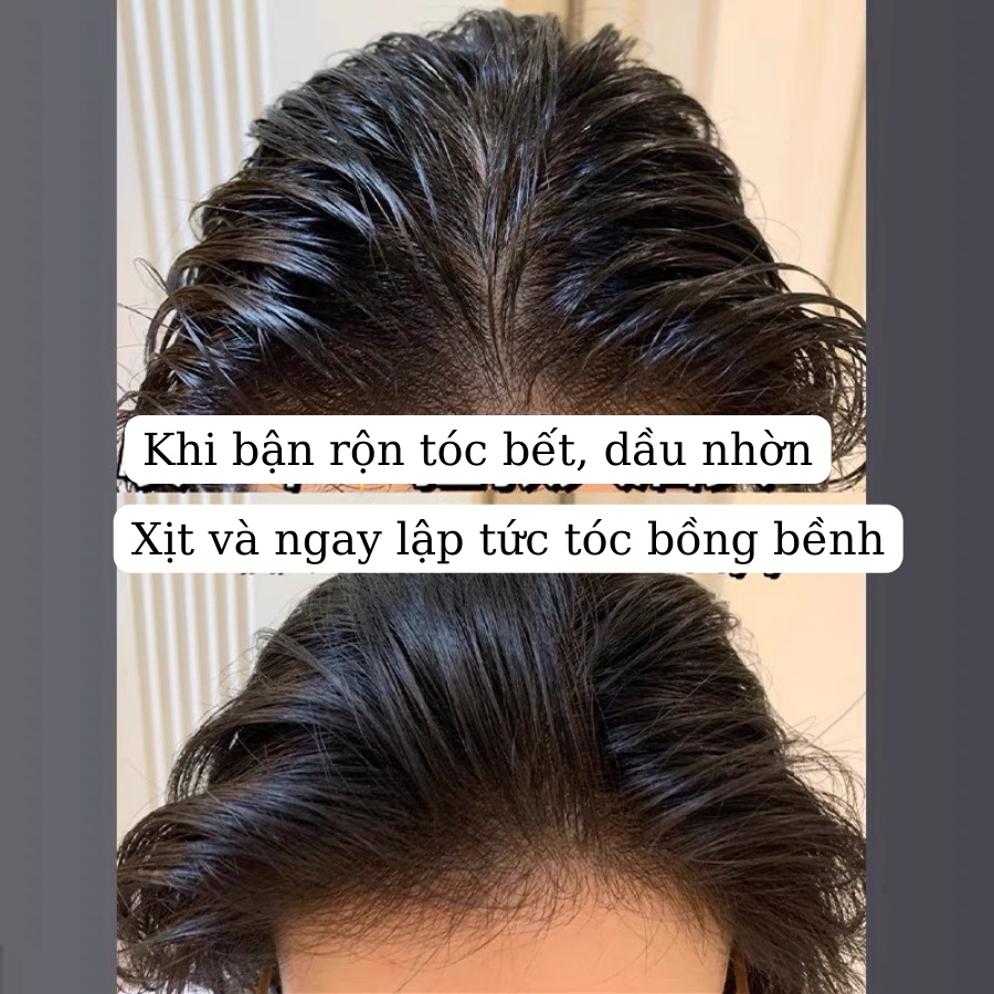 Dầu gội khô dạng xịt Spes giúp tóc bồng bềnh không bết dính, dầu gội đầu khô nữ phồng tóc nội địa trung LALA