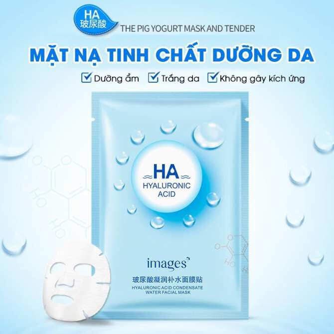 Mặt Nạ Dưỡng Da Mặt Nạ Dưỡng Trắng Dưỡng Ẩm Thải Độc HA Images nội địa Trung