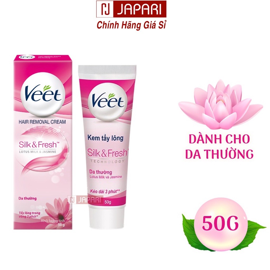 Kem Tẩy Lông Veet CHÍNH HÃNG- Tẩy Lông Vùng Kín Bikini, Nách, Lông Chân Tay Mặt Da Nhạy Cảm – Wax Lông Cho Nam Nữ Japari