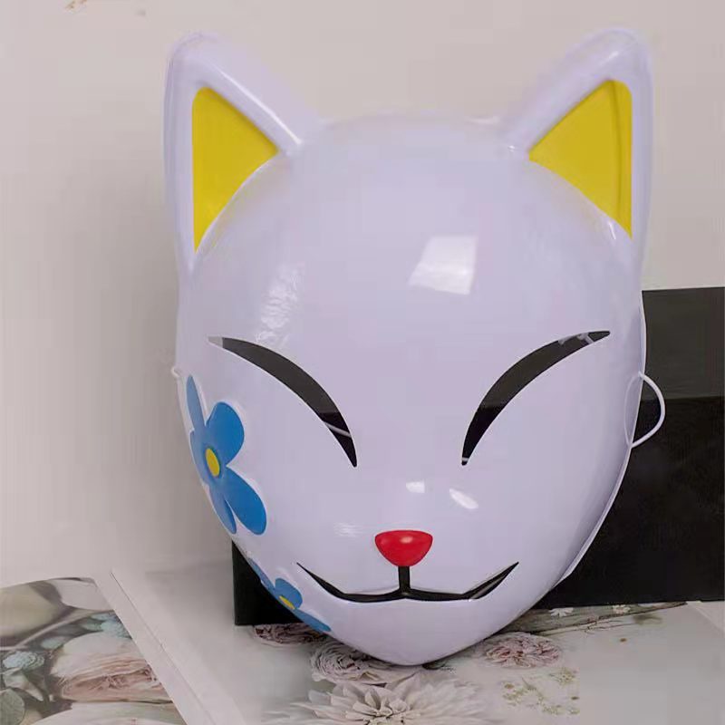 [Mã CLS2404A giảm 30k đơn 150k] Mặt Nạ Hóa Trang halloween Hình Mặt Nạ Cáo Phong Cách Nhật Bản
