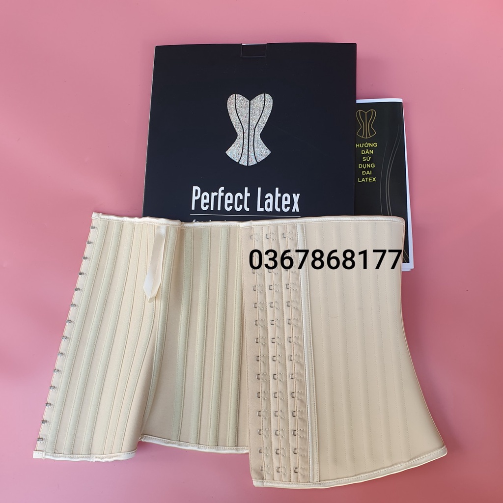 [Bảo hành 2 năm] Đai nịt bụng latex 25 xương chính hãng