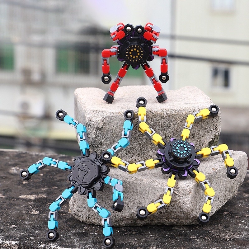 Con Quay Đồ Chơi Spinner Robot Biến Hình Thông Minh Cho Bé
