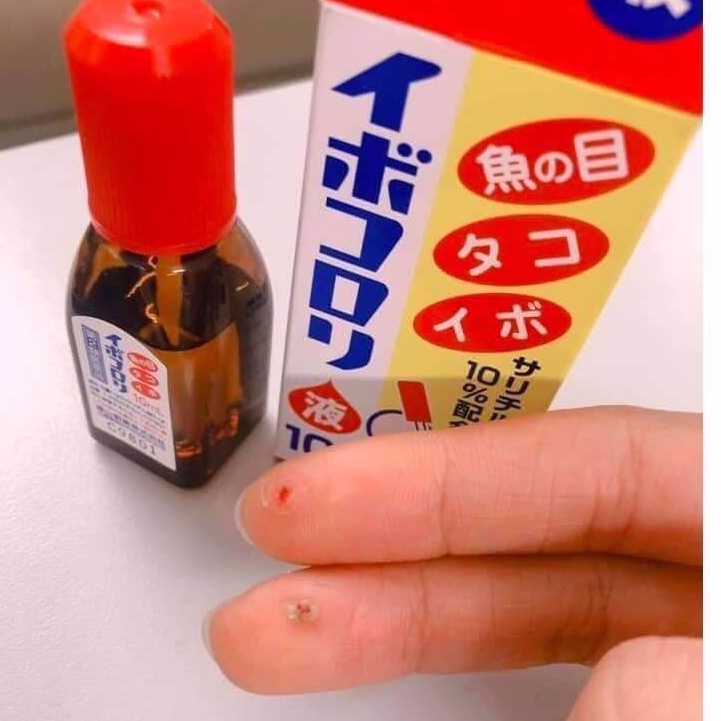 Dung dịch tẩy mụn cóc mụn cơm Ibokorori nhật bản loại bỏ tận gốc mụn cóc mụn cơm mụn thịt nốt ruồi. 100% hàng chính hãng