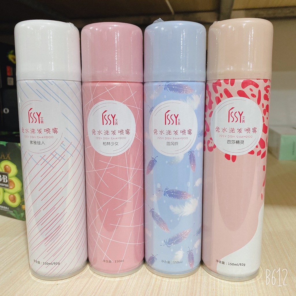 Dầu gội đầu khô Issy – xịt đầu khô hết ngứa & bết dính tóc 150ml