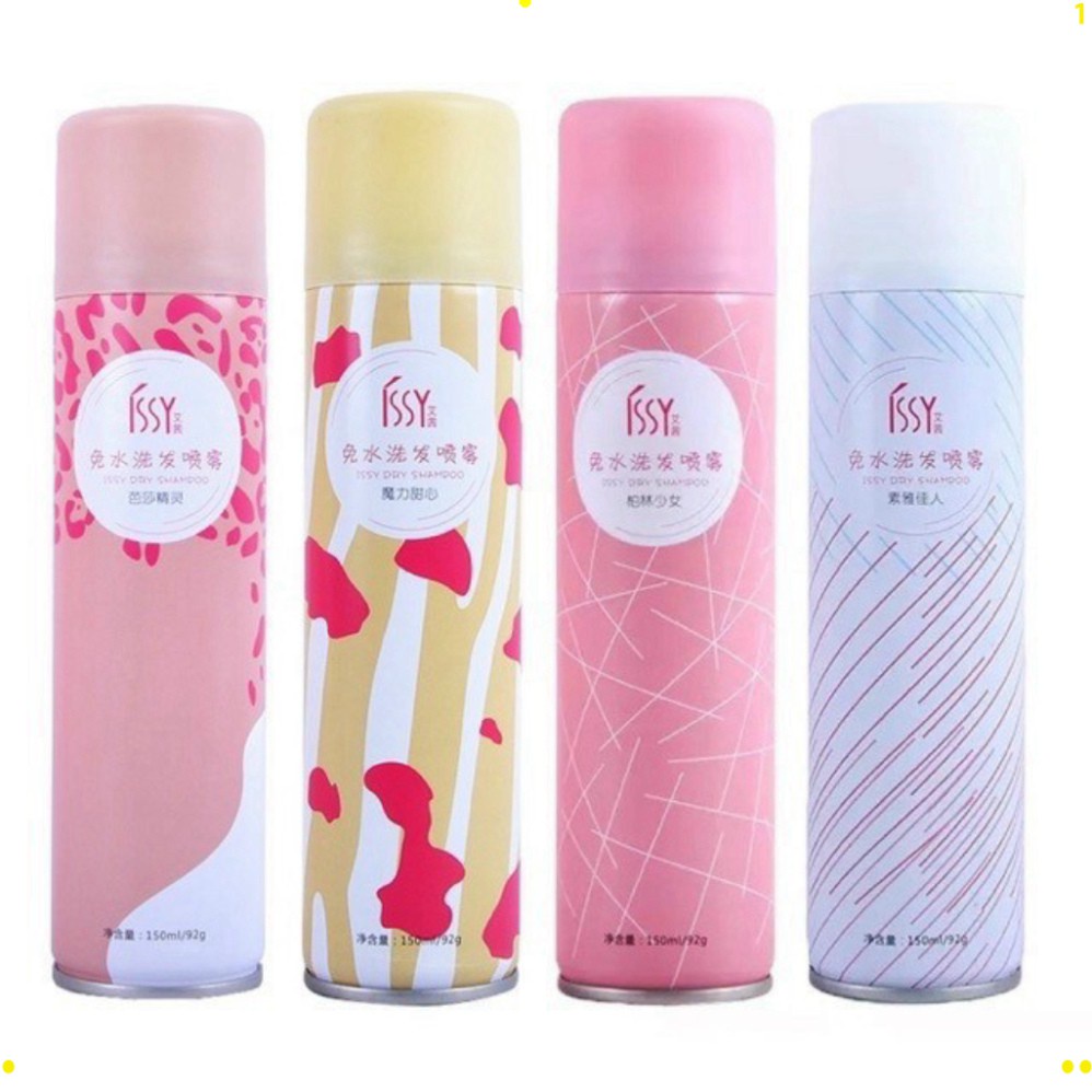 Dầu gội đầu khô Issy – xịt đầu khô hết ngứa & bết dính tóc 150ml
