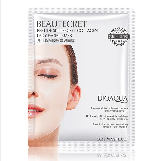 Mặt Nạ Thủy Tinh Bioaqua, Mặt nạ thạch collagen trong suốt