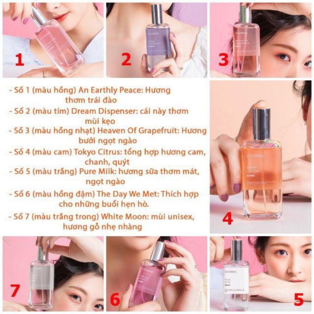(Bán Buôn Sỉ) Nước Hoa Xịt Thơm Toàn Thân ShiMang Body Mist 50ML NH5 Shi mang